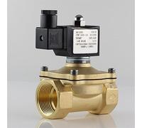 BEXIUJUVX Valvola Acqua con elettrovalvola normalmente Chiusa, Bobina Completamente IP65, AC220V DC12V DC24V, G3/8" G1/2" G3/4" G1 G1-1/4 G1-1/2(220V,0.5 inch)