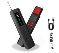 Bextgoo Rilevatore Microspie e Telecamere Aggiornato, 6 in 1 Rilevatore Telecamere Nascoste, Rilevatore GPS, Protezione Antifurto, Rilevamento IR per Visione Notturna, Rilevamento Magnetico.