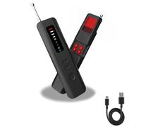 Bextgoo Rilevatore Microspie e Telecamere Professionale, 6 in 1 Rilevatore Telecamere Nascoste, Rilevamento IR per Visione Notturna, Anti-Spy GPS Tracker, Protezione Antifurto, Rilevamento Magnetico