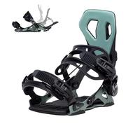 BEXTREME Attacchi Snowboard Automatici SP Core M 40-43 EU per Uomo e Donna attacchi Snow Tipo Flow Step on Supermatic colorenero e Verde Taglia M Freestyle Freeride