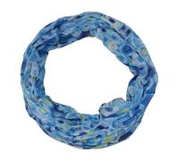beybey® Trance Edition - Sciarpa in seta da donna, in splendidi colori, una sciarpa di seta per innamorarsi, Art blu, ca. 150 cm x 40cm