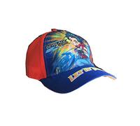 Beyblade Burst Berretto da Baseball, cap per Bambini, Ragazzi e Ragazze in Rosso/Blu (54, Rosso)