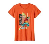 Beyblade Burst QUADDRIVE RANZO Maglietta, Donna, Arancio, 3XL