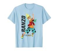 Beyblade Burst QUADDRIVE RANZO Maglietta, Uomo, Celeste, XXL