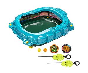 Beyblade Burst QuadStrike, set da battaglia Light Ignite con arena Beyblade