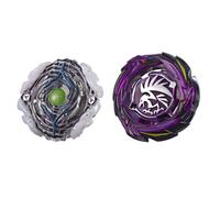BEYBLADE Burst Turbo Slingshock Dual Pack Morrigna M4 e Tornado-X Yegdrion Y4-2 Trottole da combattimento con rotazione a destra, et 8+