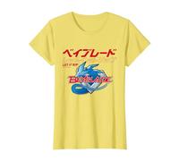Beyblade Let IT RIP Logo Maglietta, Donna, Limone, XL