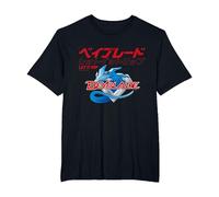 Beyblade Let IT RIP Logo Maglietta, Uomo Taglie Grandi, Nero, 2X Tall