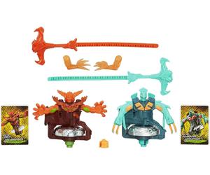 Beyblade Shogun Steel BeyWarriors Fire vs. Water Element by