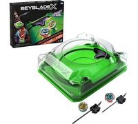Hasbro Beyblade X, Set da Battaglia Sneak Attack con Arena Beystadium, 2 trottole con Rotazione a Destra di Takara Tomy, trottole da Battaglia Giocattolo, 2 lanciatori, dagli 8 Anni in su