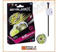 Hasbro Beyblade X, Starter Pack, Arc Wizard R 4-55LO CX con trottola e Lanciatore