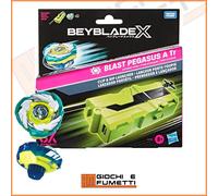Beyblade X Blast Pegasus A Tr con lanciatore Bey Blade Nuovo ed originale
