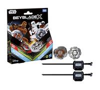 BEYBLADE X CHEWBECCA STAR WARS 4-80LF VS ASSALTATORE 5-70B GIOCO BATTAGLIA SPINN