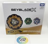 Beyblade X CX-11 Emperor Might Deck Set con Beycode TAKARA TOMY 2025