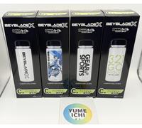 Beyblade X DMM Kuji Prize C bottiglia trasparente set completo di 4 TAKARA TOMY