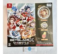 Beyblade X Evo Battle Nintendo Switch + CX-00 Leonfang T4-60A Red Ver. NUOVO