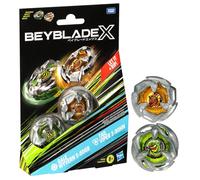 Beyblade X Gale Wyvern 5-80GB and Tail Viper 3-80HN Dual Pack Set with 2 Right-S