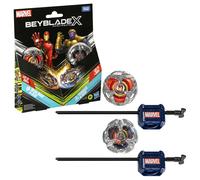 BEYBLADE X GIOCO DI BATTAGLIA MARVEL IRON MAN VS THANOS 4-80B 4-60B SET COLLEZIO