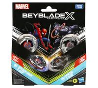 Beyblade x marvel collab multipack - 2 trottole marvel con 2 lanciatori inclusi - assortito con vari personaggi