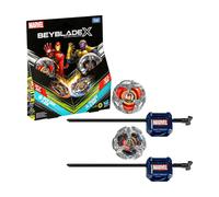 Beyblade X Marvel Iron Man 4-80B vs Thanos 4-60P Dual Pack Set
