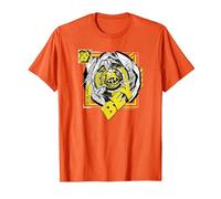 Beyblade X Multi Nana-IRO Arrow Wizard Bey Maglietta, Uomo, Arancio, 3XL