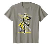 Beyblade X Multi Nana-IRO Let It Rip Maglietta, Bambini, Ardesia, 6 Anni