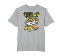 Beyblade X PRO Blader Multi Let It Rip Maglietta, Uomo Taglie Grandi, Grigio Melange, 3X Tall