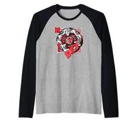 Beyblade X Robin Kazami Scythe Incendio Maglia con Maniche Raglan
