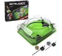 Beyblade X, set da battaglia Sneak Attack con arena Beystadium, 2 trottole con rotazione a destra di Takara Tomy, trottole da battaglia giocattolo, 2 lanciatori, dagli 8 anni in su