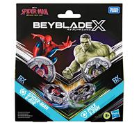 BEYBLADE-X Set Dual Pack SPIDER-MAN 6-60R & HULK 3-85N