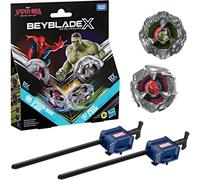 BEYBLADE-X - SPIDER-MAN DUAL PACK - SPIDER-MAN 6-60R & HULK 3-85N HASBRO