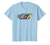 Beyblade X Team Persona Let It Rip Maglietta, Bambini, Celeste, 3 Anni