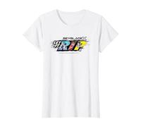 Beyblade X Team Persona Let It Rip Maglietta, Donna, Bianco, 3XL