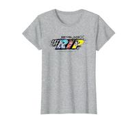 Beyblade X Team Persona Let It Rip Maglietta, Donna, Grigio Melange, 3XL