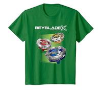 Beyblade X Team Persona X Logo Maglietta, Bambini, Verde Mela, 6 Anni