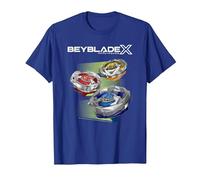 Beyblade X Team Persona X Logo Maglietta, Uomo, Blu Reale, S