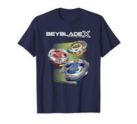 Beyblade X Team Persona X Logo Maglietta, Uomo, Navy, M
