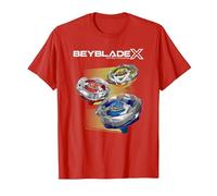Beyblade X Team Persona X Logo Maglietta, Uomo, Rosso, M