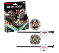 Beyblade X Transformers Collab Optimus Primal 3-60F vs. Starscream 3-80N Multipack Set with 2 Tops & 2 launchers; Battling Top Toys for 8 Year Old Boy