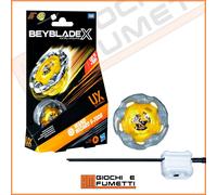 Hasbro Beyblade X, Starter Pack, Wand Wizard 5-70DB UX con trottola e Lanciatore