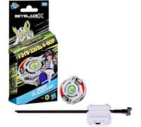 Beyblade X, X-Over Project, Starter Pack Driger Slash 4-80P Con Trottola E Lanci