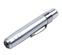 Beyda 1 porta gesso in metallo per insegnanti, lavagnetta per risparmiare gesso a forma di frizione, colore: argento