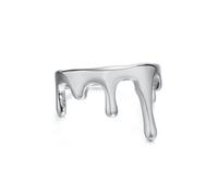 Beydodo Anelli in acciaio inox, da donna, con corona, per partner, personalizzabili, argento e oro, 14 (17,2), Metallo non prezioso, Nessuna pietra preziosa