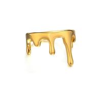 Beydodo Anelli in acciaio inox, da donna, con corona, per partner, personalizzabili, argento e oro, 57 (18.1), Metallo non prezioso, Nessuna pietra preziosa