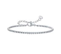 Beydodo Bracciale da donna in acciaio inox, personalizzato, sottile, 2 mm, catena veneziana, 21 cm, Metallo non prezioso, Nessuna pietra preziosa