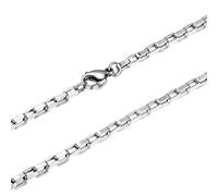 Beydodo Catena del Veneziana Collana 55 cm, Collana Catena Donna Acciaio 3mm Larghezza Catena Collane Fai da Te