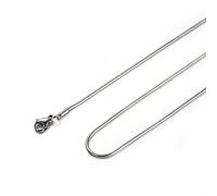 Beydodo Collana Serpente Donna 50 cm, Collane Acciaio Inox Uomo 2.4mm Larghezza Catena Collana Fai da Te