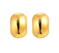 Beydodo Orecchini da donna in acciaio inox placcato oro, rettangolari, rotondi, ovali, per ragazze, oro, senza nichel, Senza Gemstone
