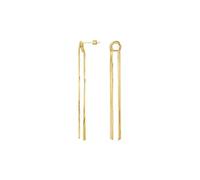 Beydodo Orecchini pendenti in oro 750 585 375, da donna, pendenti in tessuto, per matrimonio, senza nichel, metallo prezioso, Nessuna pietra preziosa