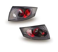 BEYEPZNZCK Luce Stop Gruppo Ottico Posteriore Per TT 1999-2006 Fanale Posteriore 1 Coppia Lato Conducente E Passeggero Set Completo Luci Posteriori Nere VR-1736 Luci Posteriori